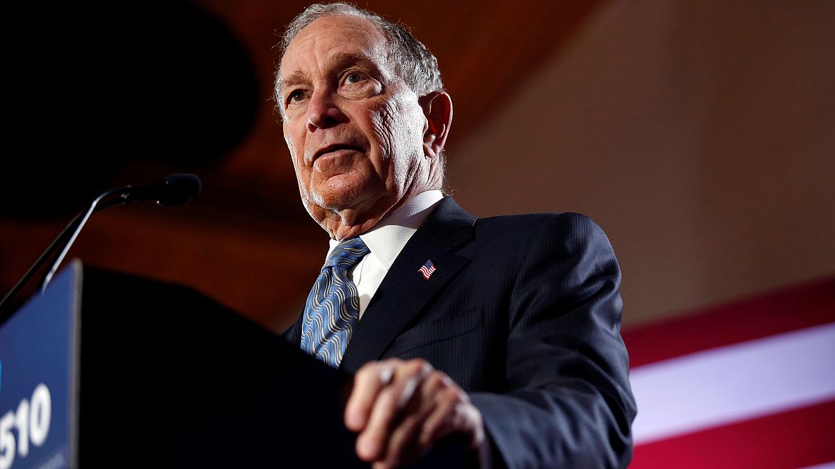 Image: Democratic presidential candidate Michael Bloomberg attends a campai