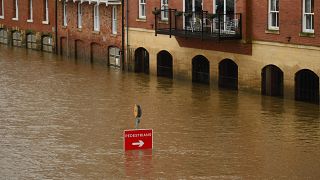 Image: BRITAIN-WEATHER-STORM DENNIS