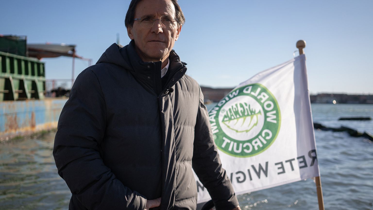 Image: Giovanni Cecconi, the President of the Venice Resilience Lab