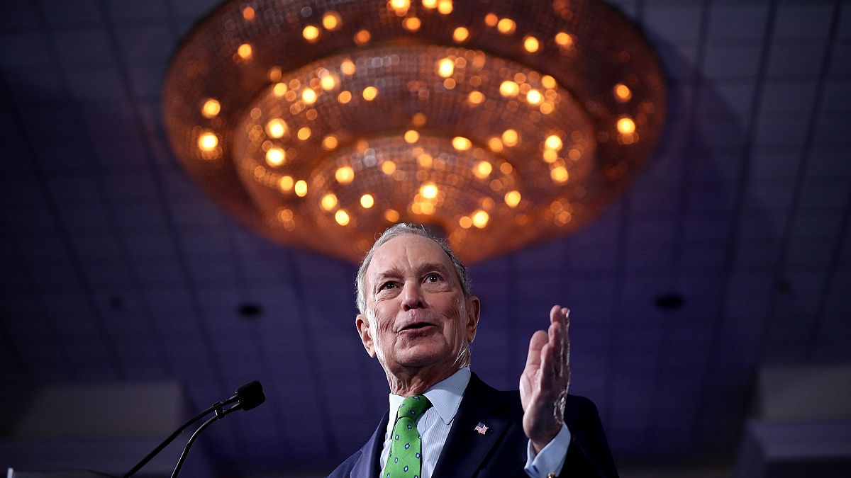 Image: Mike Bloomberg speaks at a campaign event in Aventura, Fla., on Jan.