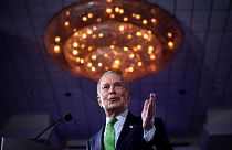 Image: Mike Bloomberg speaks at a campaign event in Aventura, Fla., on Jan.
