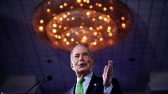 Image: Mike Bloomberg speaks at a campaign event in Aventura, Fla., on Jan.