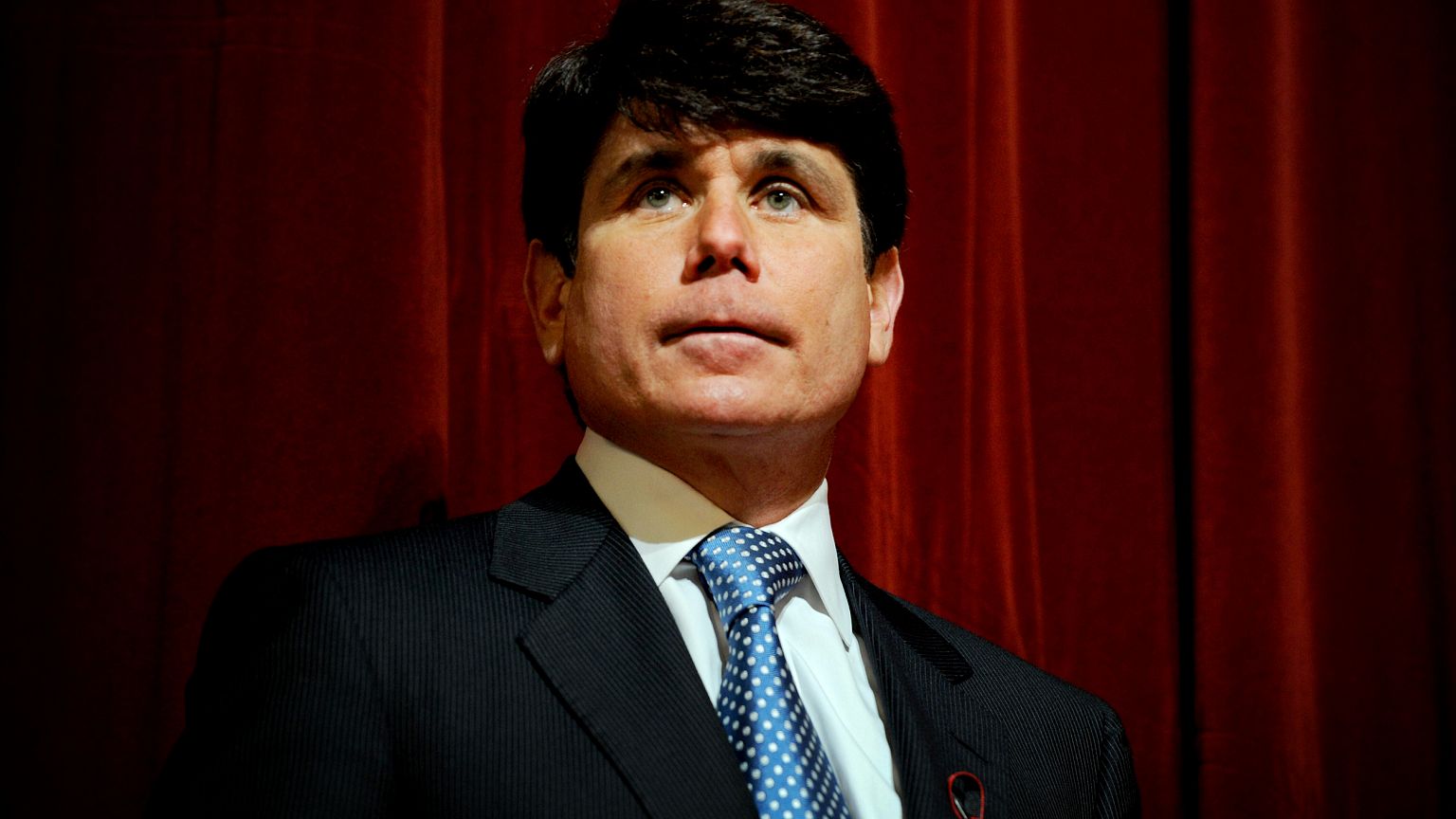 Image: Illinois Governor Rod Blagojevich attends a press conference at Nort