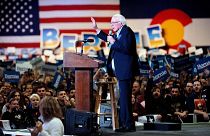 Image: US-POLITICS-VOTE-DEMOCRATS-SANDERS