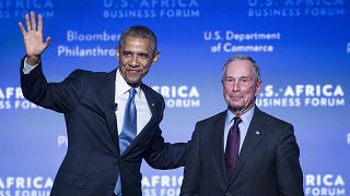 Image: Barack Obama and Mike Bloomberg