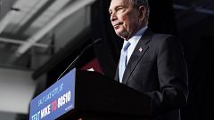 Image: Presidential Candidate Mike Bloomberg Holds Campaign Rally In Salt L
