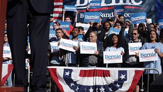 Image: Bernie Sanders Campaigns In Las Vegas In Week Leading Up To Caucus