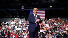 Image: U.S. President Trump holds a campaign rally in Las Vegas, Nevada
