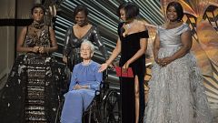 Image: Janelle Monae, Katherine Johnson, Taraji P. Henson, Octavia Spencer 