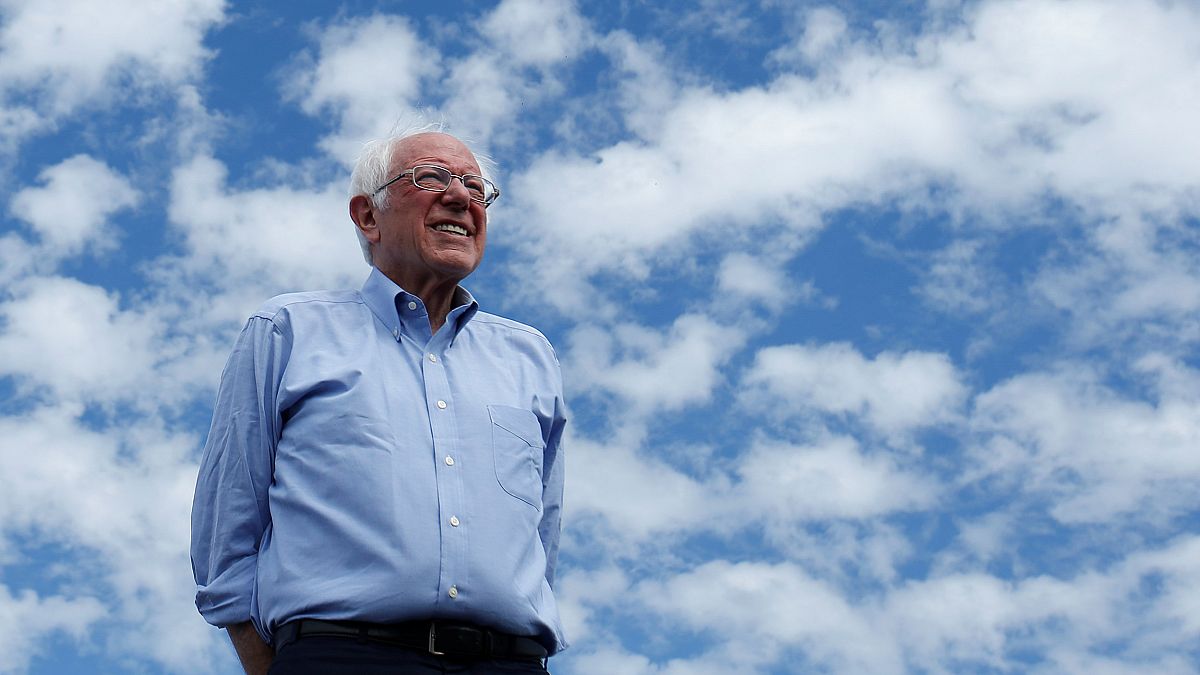 Image: Bernie Sanders at a Get Out the Early Vote campaign rally in Santa A