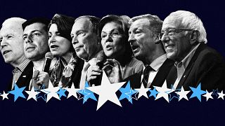 Image: Seven Democratic candidates will take the stage in a primary debate 