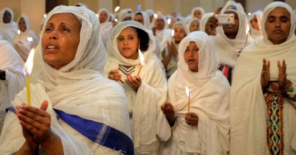 [Photos] Ethiopian Orthodox faithful observe Easter rites in Addis
