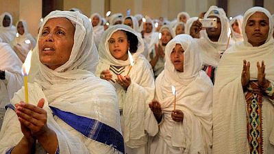[Photos] Ethiopian Orthodox faithful observe Easter rites in Addis Ababa