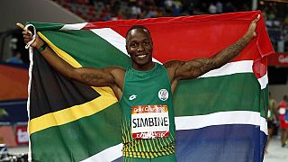 Bolt lauds South Africa's Simbine after 100m gold