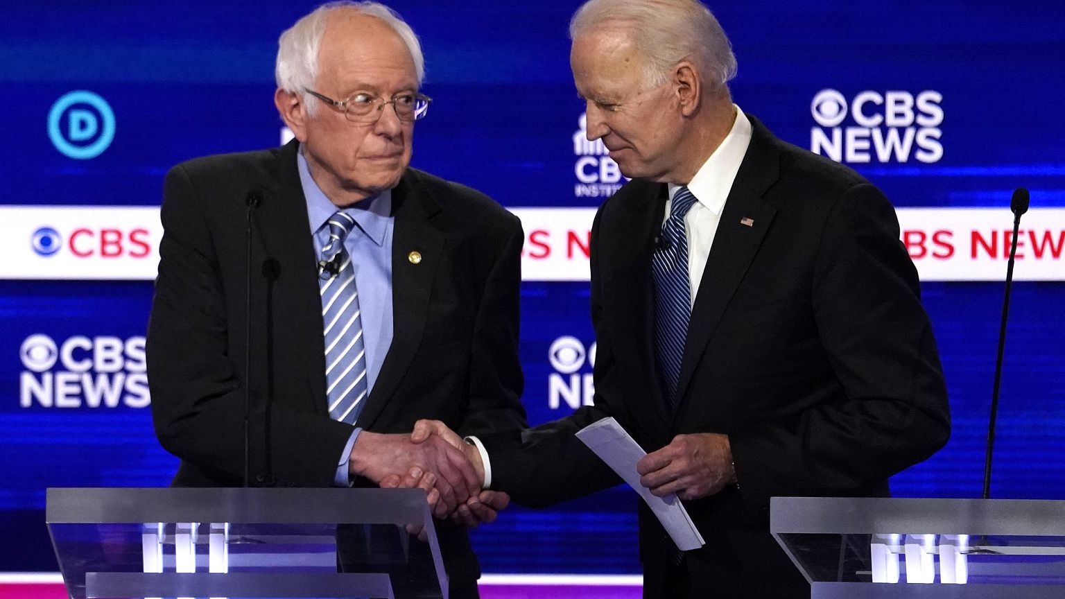 Image: Democratic 2020 U.S. presidential candidates Senator Bernie Sanders 