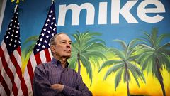 Image: Mike Bloomberg at a press conference in Miami, Fla., on March 3, 202