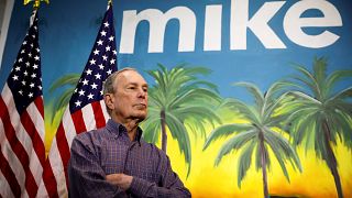 Image: Mike Bloomberg at a press conference in Miami, Fla., on March 3, 202