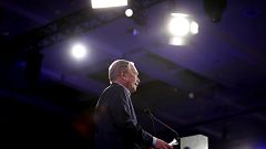 Image: \Mike Bloomberg speaks at a Super Tuesday event in West Palm Beach, 