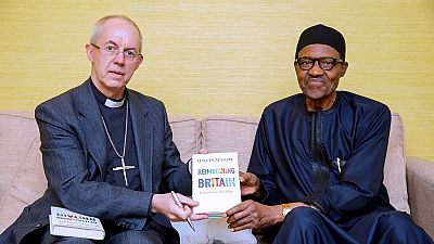 [Photos] Nigeria's Buhari meets Archbishop of Canterbury in London