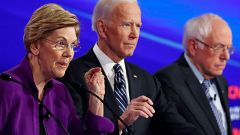 Image: Democratic 2020 presidential candidates Senator Elizabeth Warren spe