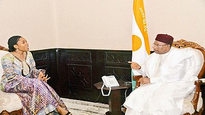 [Photos] Niger : la lauréate du prix Next Einstein Fellow reçue par le président Issoufou