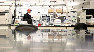 Image: President Donald Trump tours the Center for Disease Control after a 