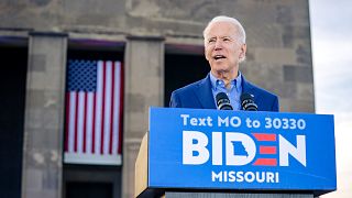 Image: Joe Biden Campaigns In Kansas City Ahead Of Tuesday's Primary