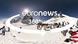 360º Skiing on the snowy mountain tops of La Grave