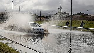 Drought-hit Cape Town as residents suffer floods after heavy rainfall