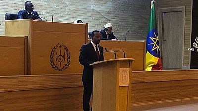[Photos] Ethiopia PM addresses Djibouti parliament