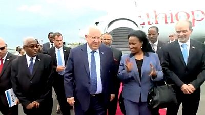 Israeli president praises Ethiopian Airlines on arrival for official visit