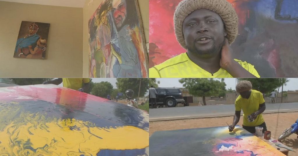 Senegalese artist questions cultural identity in his works for Dak'Art ...