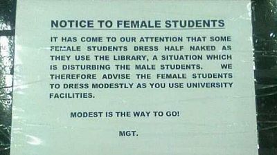 Zambia varsity backtracks on warning to 'half-naked' female students