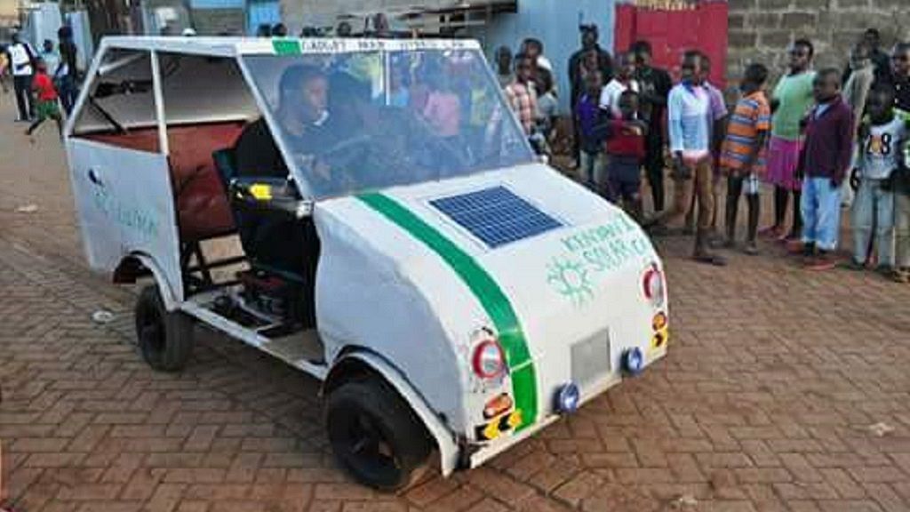 RÃ©sultat de recherche d'images pour "[Photos] Kenyan student develops solar-powered car"