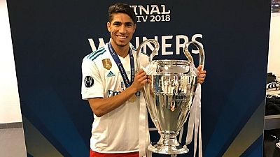 Achraf Hakimi: Moroccan makes history with Real Madrid's UCL victory