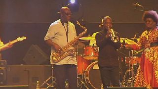 Cameroon's saxophonist Manu Dibango returns to Abidjan to celebrate music at 60