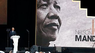 [Photos] Obama, promoteur des idées de Mandela à Johannesburg