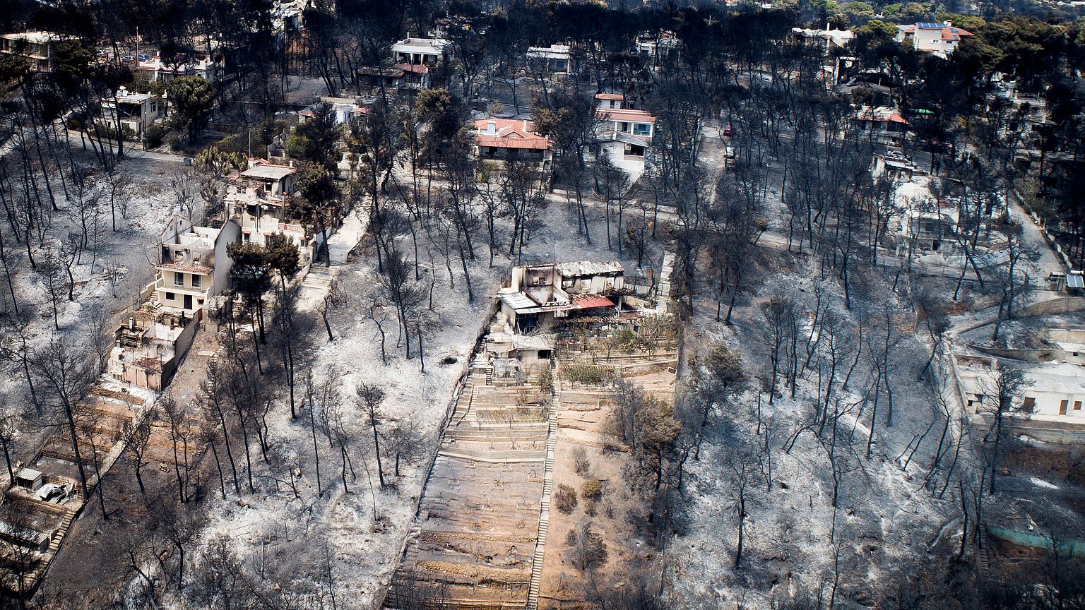 Incendies dramatiques en Grèce