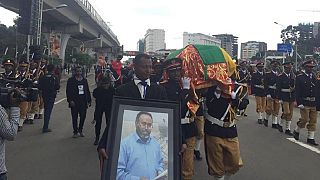 Protests as Ethiopia holds funeral for Nile dam engineer