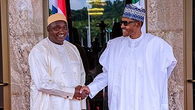 Buhari lauds Barrow for stability in post-Jammeh Gambia