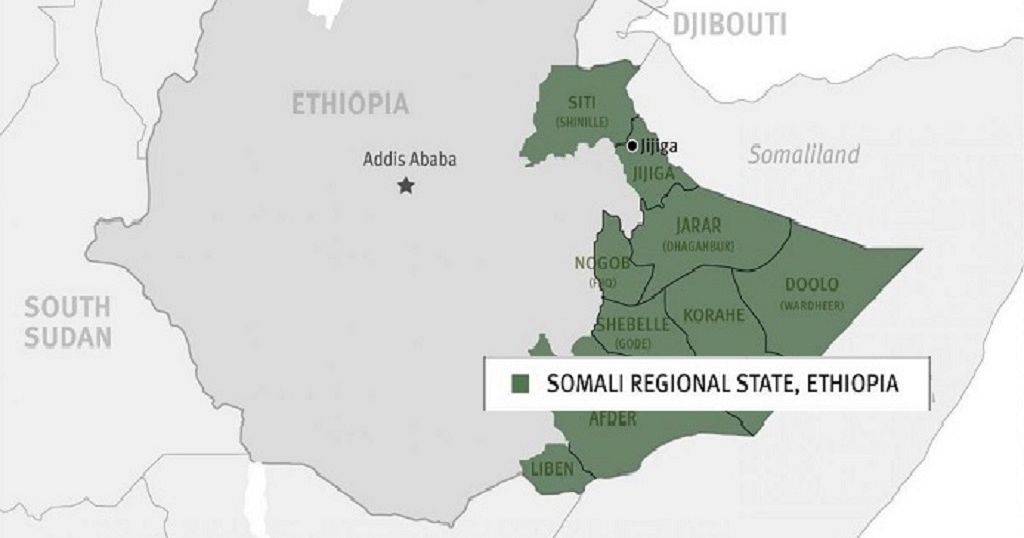 Ethiopia Somali Region Map Crisis In Ethiopia's Somali Region Taking Ethnic Twist - Onlf Worried |  Africanews