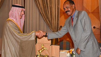 Photos: Saudi Foreign Minister meets Eritrean president in Asmara