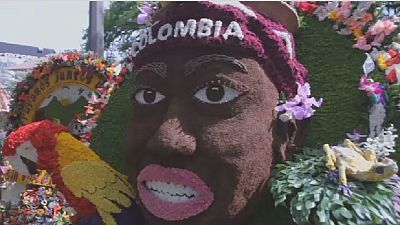 Colombia's famed annual flower festival