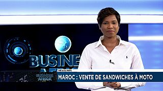 Moroccan woman vending food with motorcycle [Business Africa]