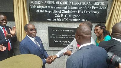 Zimbabwe war veterans want Mugabe's name off main airport