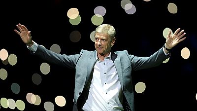 Ex-Arsenal coach Wenger given a hero's welcome in Liberia