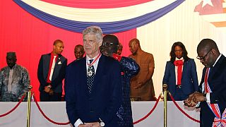 Weah honours Wenger with Liberia's highest national award