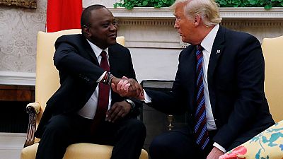 How the Trump-Kenyatta meeting played out on Twitter