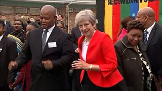 [Vidéo] Quand l'Afrique du Sud fait danser Theresa May