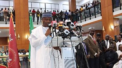 Nigeria Senate president submits presidential nomination forms